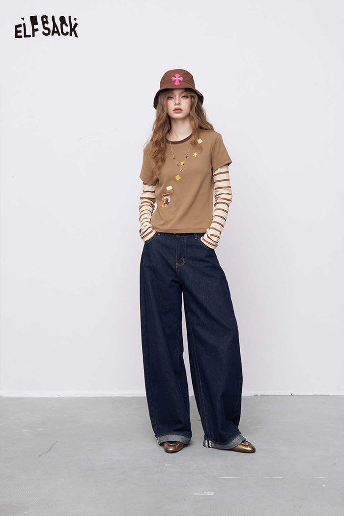 2-In-1 Graphic Long Sleeve Tees