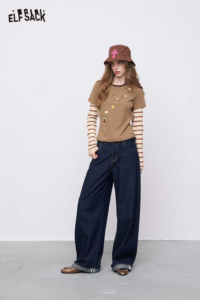 2-In-1 Graphic Long Sleeve Tees