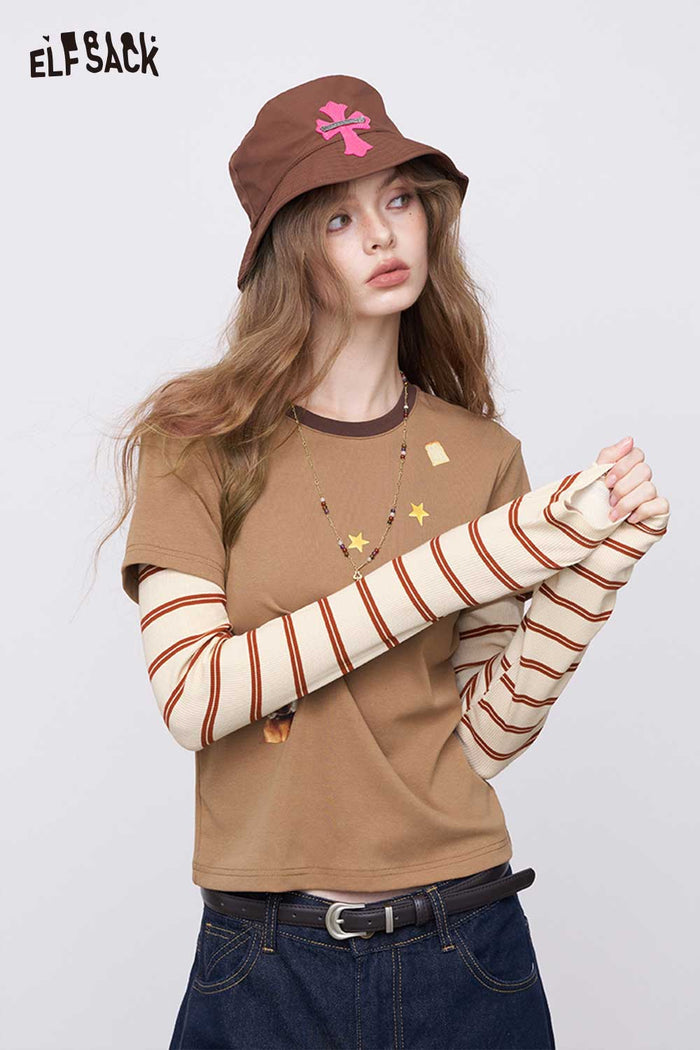 2-In-1 Graphic Long Sleeve Tees