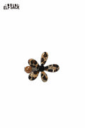 ELFSACK Acrylic Hairpin Asymmetric Floral Sculpture Non-Slip Grip