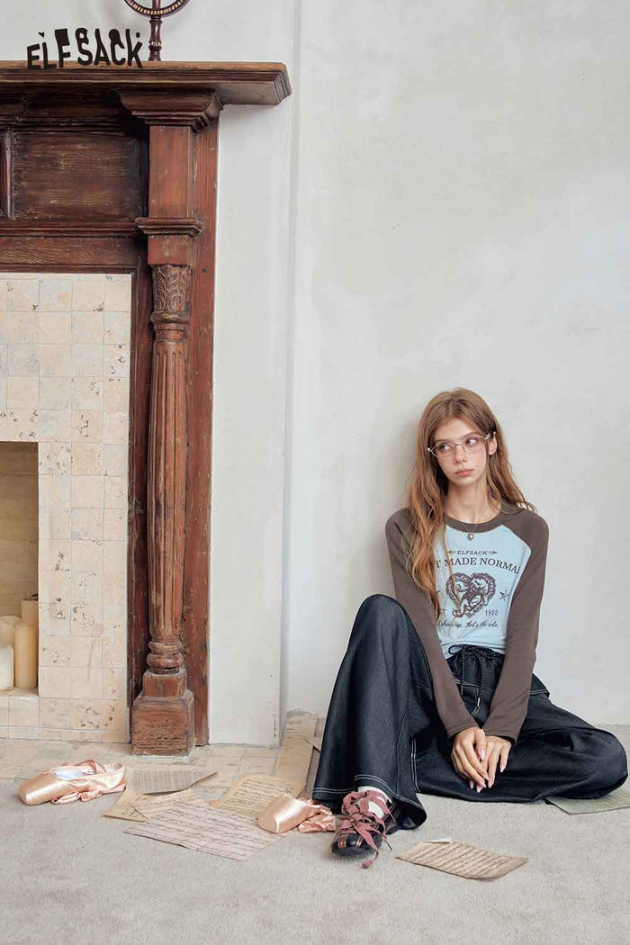 Black Ruffle Waist Wide Leg Pants