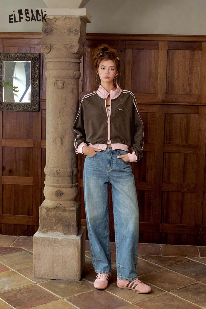 Blue Loose Fit Denim Pants