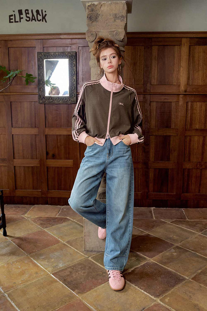 Blue Loose Fit Denim Pants