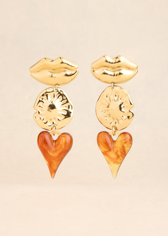 Boucles d'oreilles Lips
