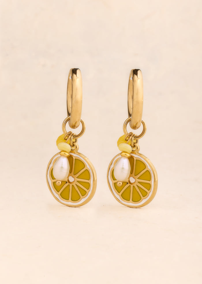 Boucles d'oreilles Yuzu