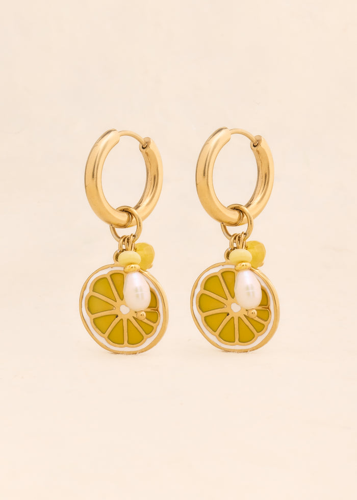 Boucles d'oreilles Yuzu