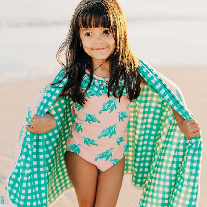 Bowback Swimsuit - Sea Turtles - Sugar Bee Clothing