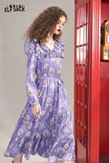 ELFSACK Breathable Floral French Dress