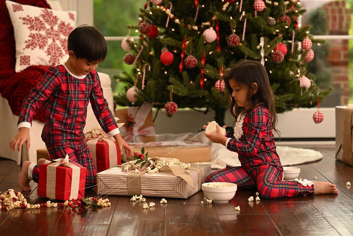 Buttflap Pajamas - Tartan Holiday Lounge - Sugar Bee Clothing