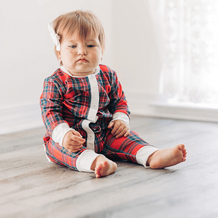 Buttflap Pajamas - Tartan Holiday Lounge - Sugar Bee Clothing