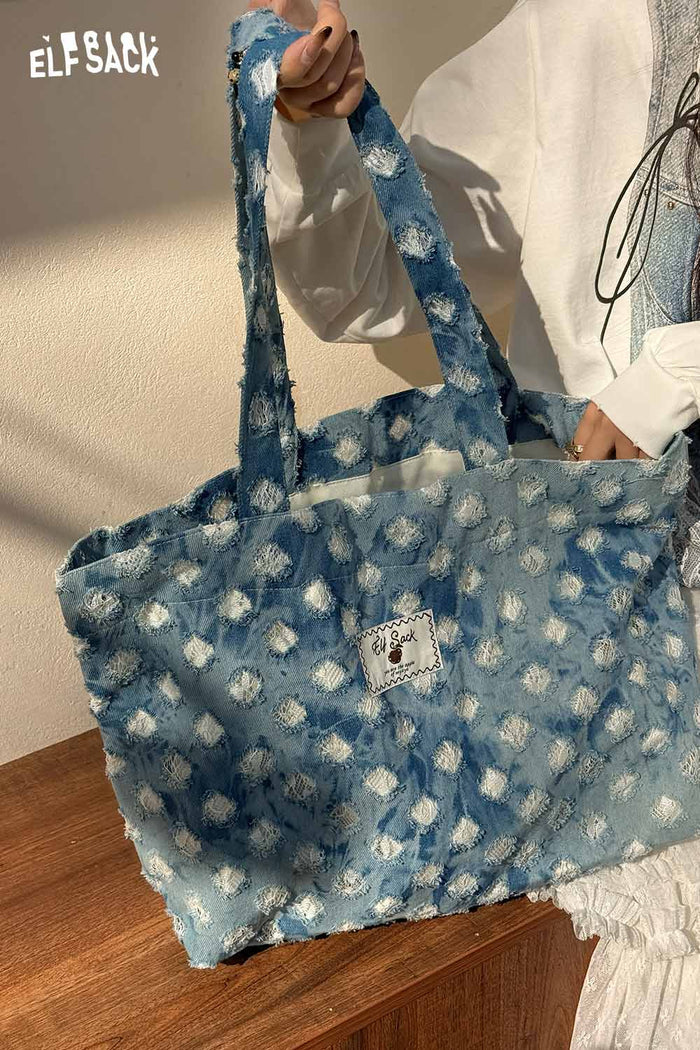 ELFSACK Casual Printed Tote Bag