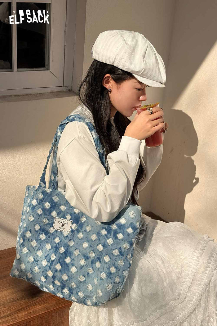 ELFSACK Casual Printed Tote Bag