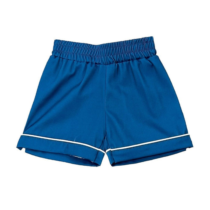 Charlie Satin Separates - Navy Shorts - Sugar Bee Clothing