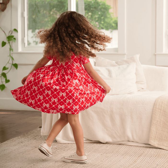 Claire Twirl Dress - Be Mine - Sugar Bee Clothing