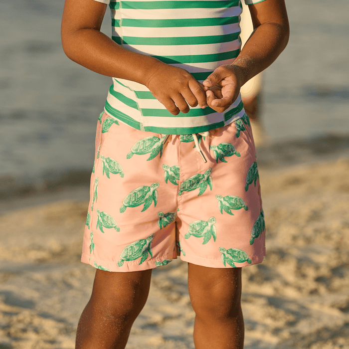Compression Swim Shorts - Sea Turtles - Sugar Bee Clothing
