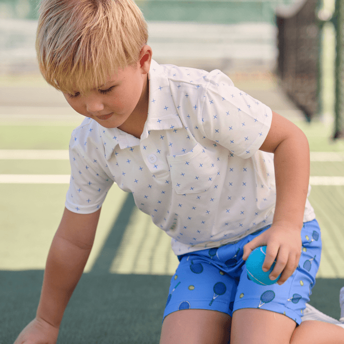 Davis Pocket Polo - French Blue - Sugar Bee Clothing