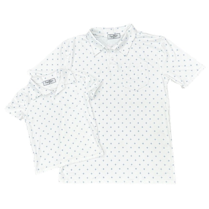 Men's Pocket Polo - French Blue - Sugar Bee Clothing