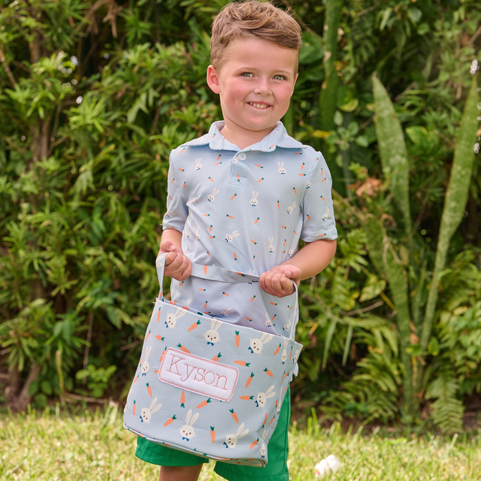 Easter Basket - Blue Carrots - Sugar Bee Clothing