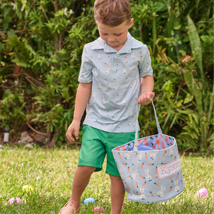 Easter Basket - Blue Carrots - Sugar Bee Clothing
