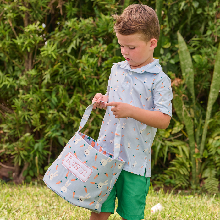 Easter Basket - Blue Carrots - Sugar Bee Clothing