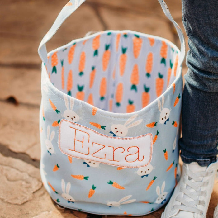 Easter Basket - Blue Carrots - Sugar Bee Clothing
