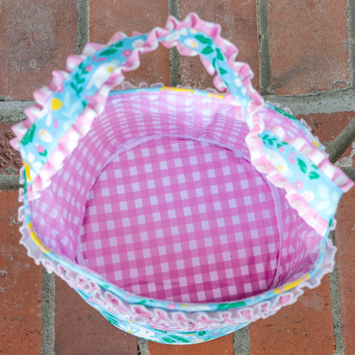 Easter Basket - Floral Bunnies - Sugar Bee Clothing