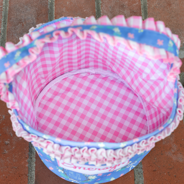 Easter Basket - He is Risen - Sugar Bee Clothing