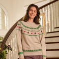Emerson Crew Sweater - Christmas Fair Isle - Sugar Bee Clothing