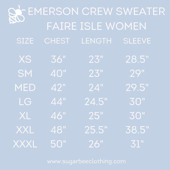 Emerson Crew Sweater - Christmas Fair Isle - Sugar Bee Clothing