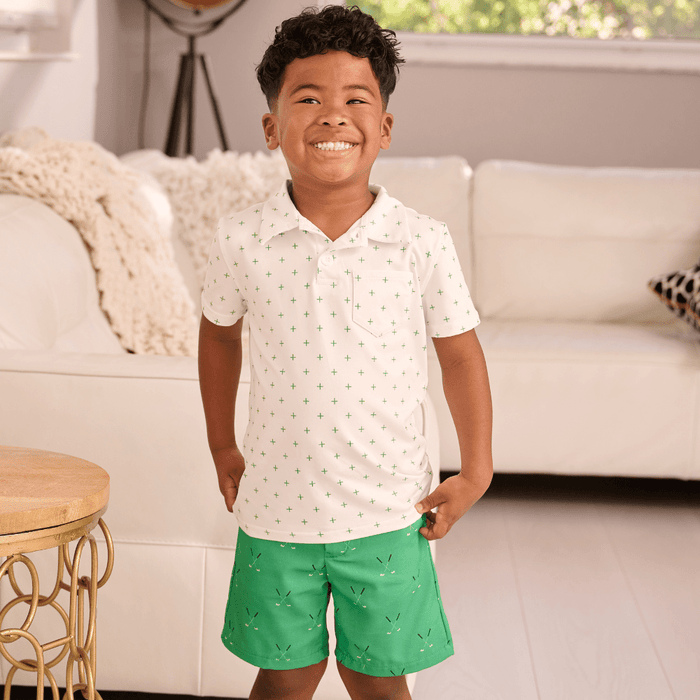 Golf Shorts - Emerald Golf - Sugar Bee Clothing