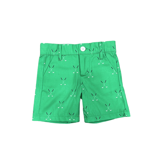 Men's Golf Shorts - Emerald Golf - Sugar Bee Clothing