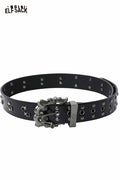 ELFSACK Gothic Star Studded Leather Belt
