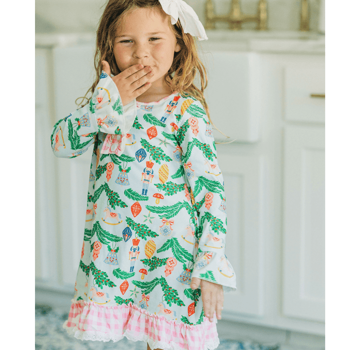 Gown with Bloomers - Nutcracker Holiday Lounge - Sugar Bee Clothing