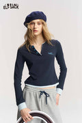Henley Ringer Long Sleeve T Shirt
