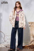 High Waist Wide Leg Dark Blue Jeans