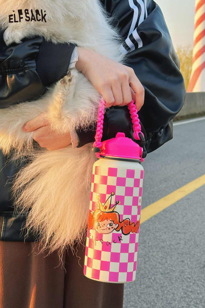 ELFSACK Insulated Checkerboard Tumbler