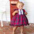 Isabella Pettiskirt Dress - Tartan - Sugar Bee Clothing