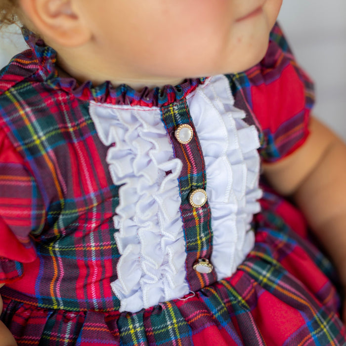 Isabella Pettiskirt Dress - Tartan - Sugar Bee Clothing