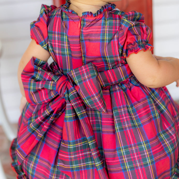 Isabella Pettiskirt Dress - Tartan - Sugar Bee Clothing