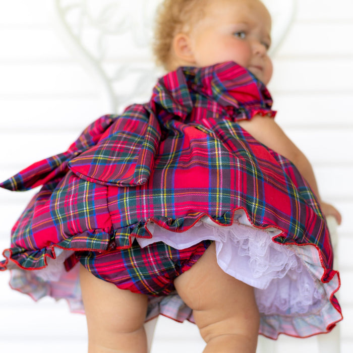 Isabella Pettiskirt Dress - Tartan - Sugar Bee Clothing