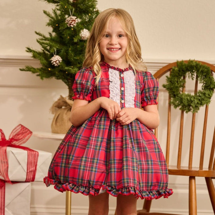 Isabella Pettiskirt Dress - Tartan - Sugar Bee Clothing
