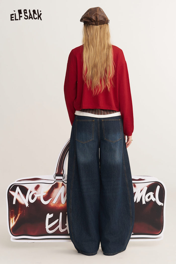 Knit Cardigan with Cable Pointelle Contrast Logo Embroidery