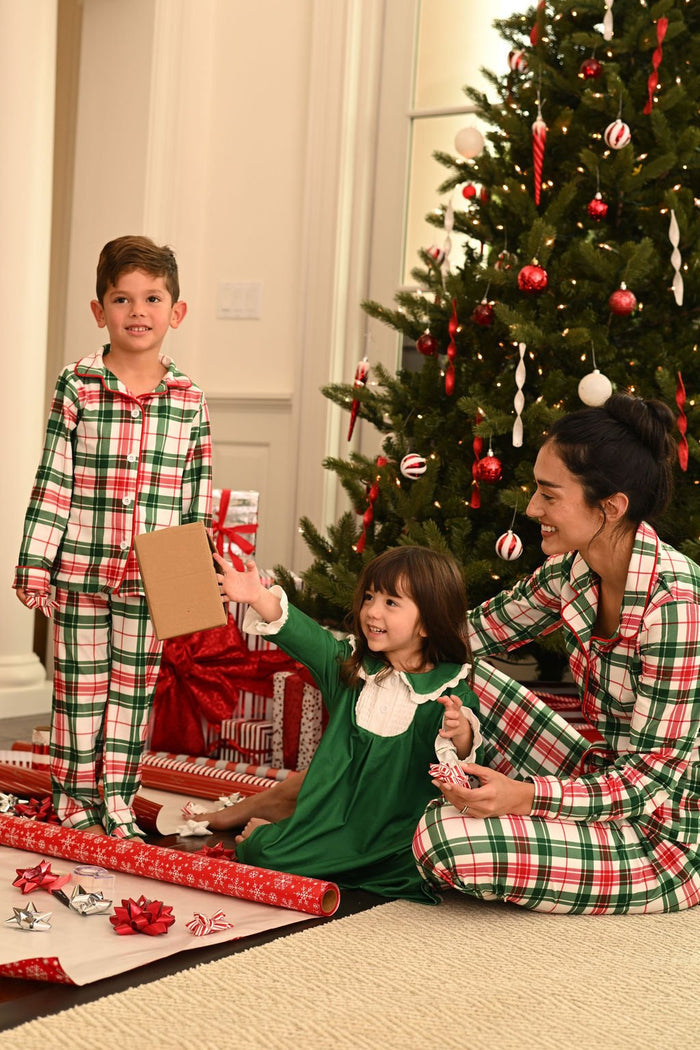 Long Gown - Emerald Green Holiday Lounge - Sugar Bee Clothing