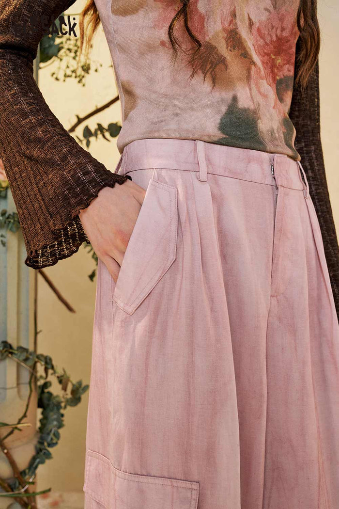 ELFSACK Loose Cargo Wide Leg Pants