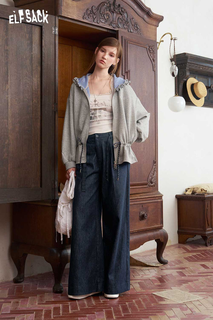 Loose Wide Leg Drawstring Pants