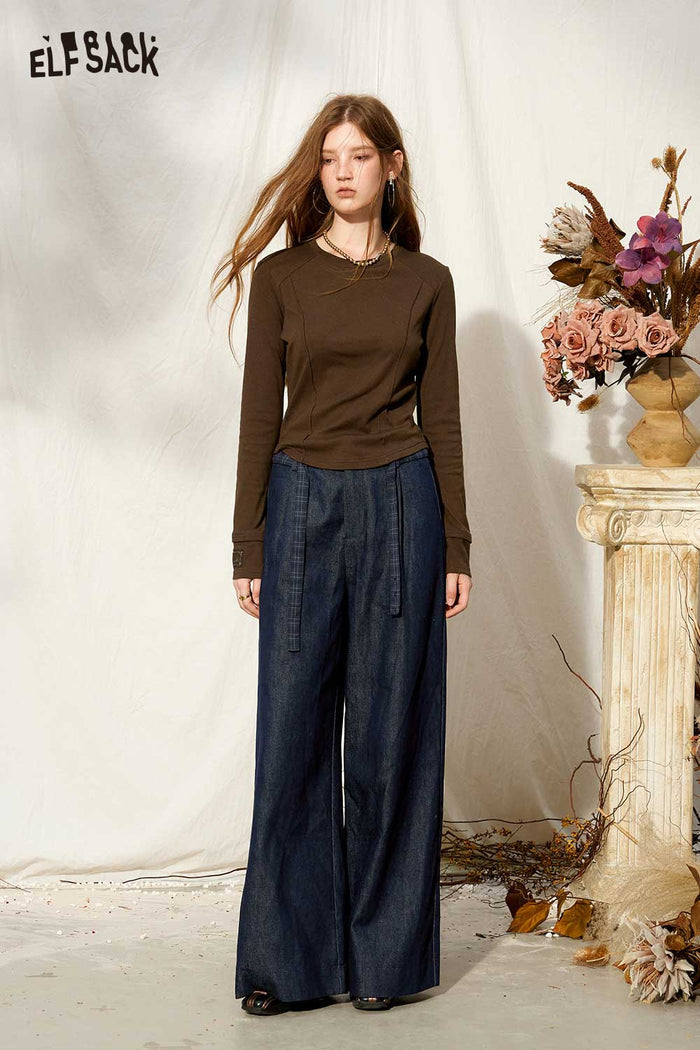 Loose Wide Leg Drawstring Pants