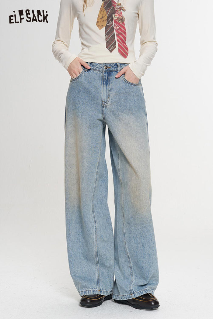 Loose Wide Leg Jeans