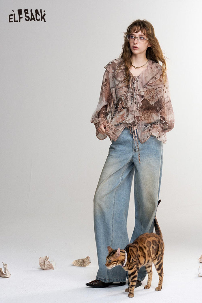 Loose Wide Leg Jeans