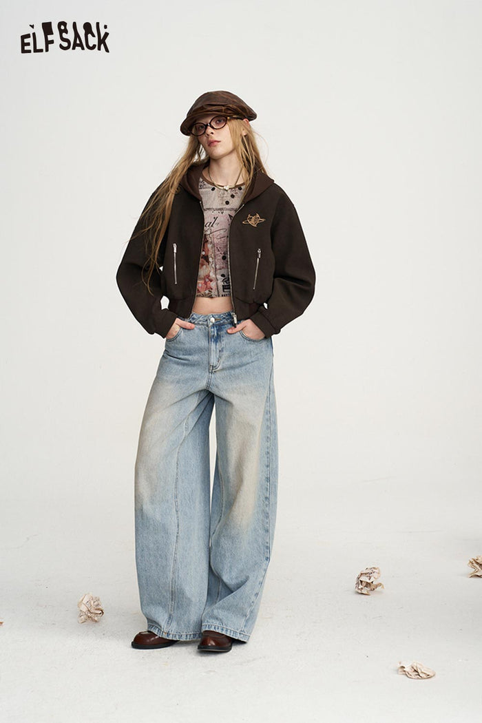Loose Wide Leg Jeans