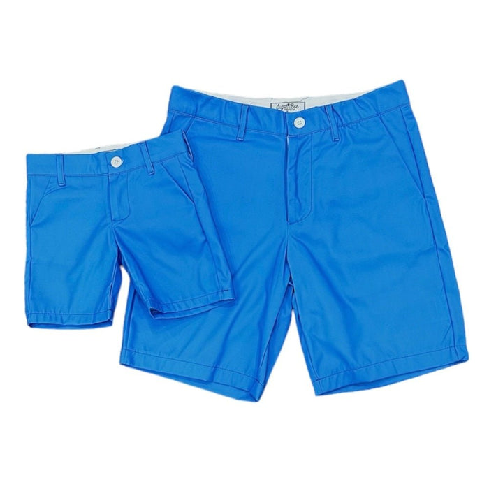 Men's Golf Shorts - French Blue - Sugar Bee Clothing